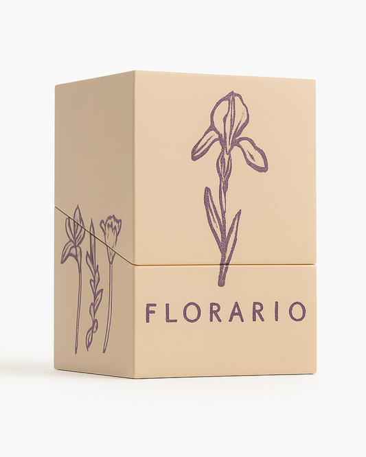 FLORARIO- Juego de 160 Tarjetas Botánicas